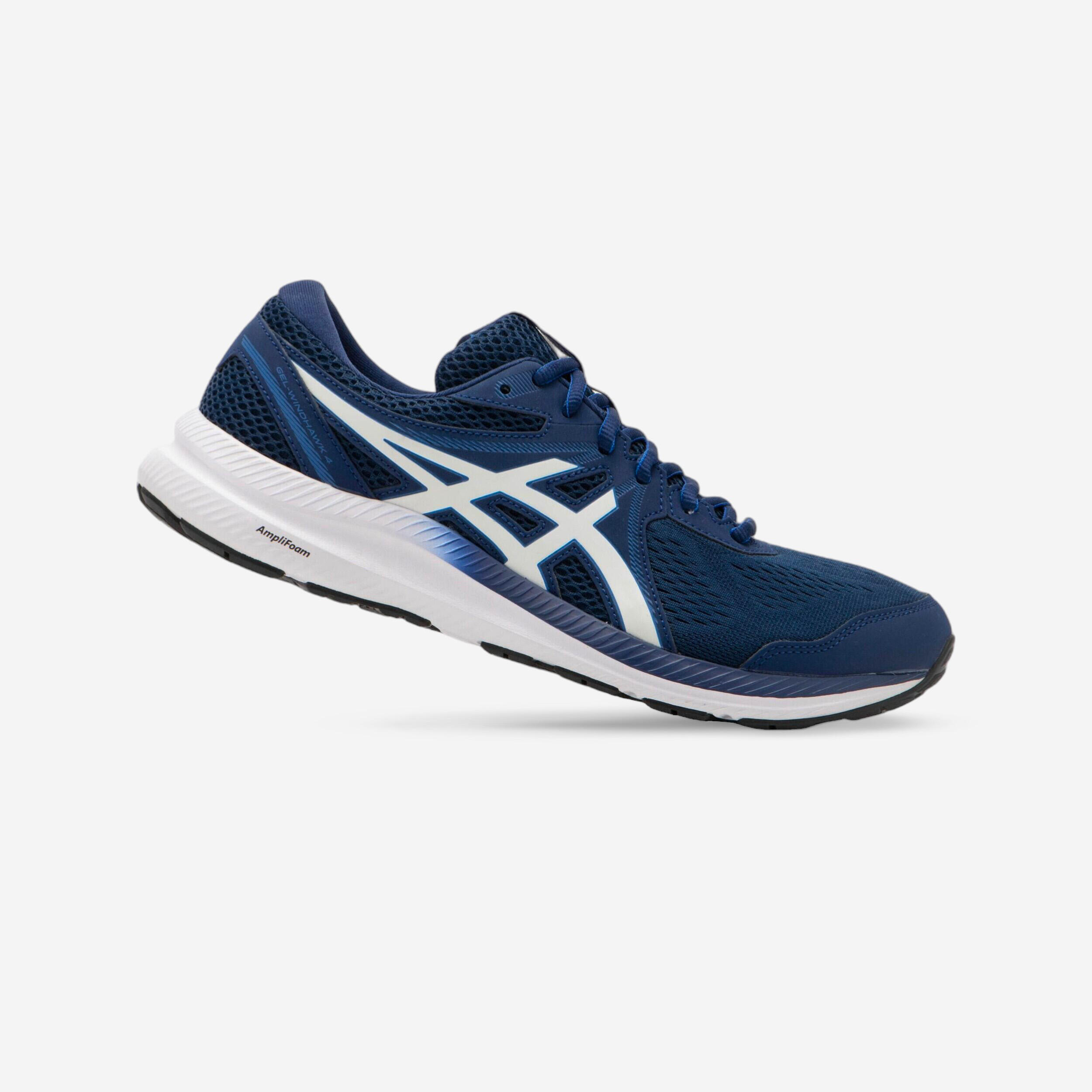 MEN S ASICS GEL WINDHAWK RUNNING SHOES BLUE WHITE Decathlon
